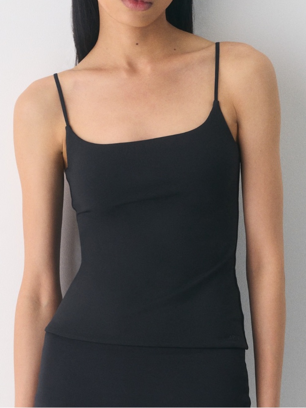 Aritzia Black Original Contour Tank Top